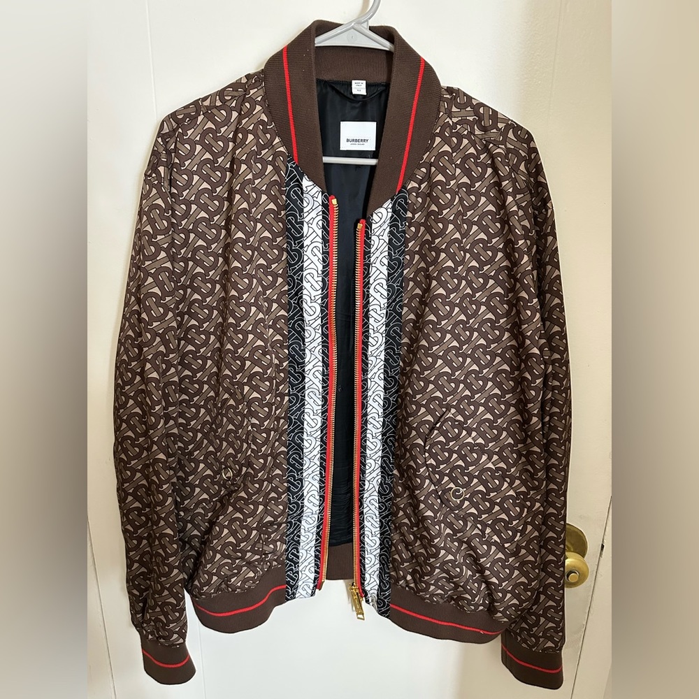 Burberry - Monogram Print - Nylon Bomber Jacket